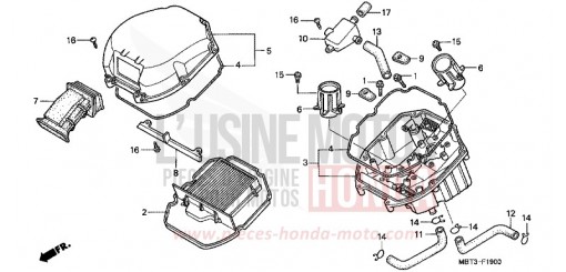 FILTRE A AIR XL1000V2 de 2002